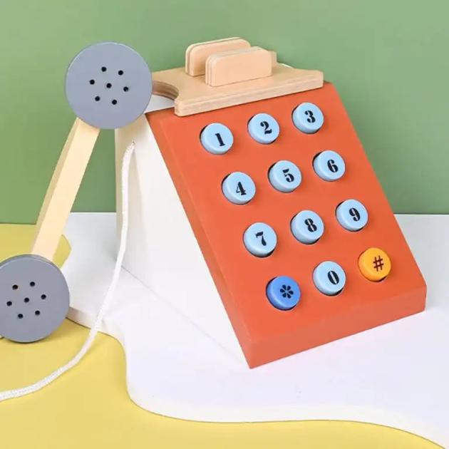 Wooden Retro Phone