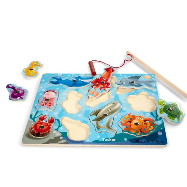 Melissa & Doug Fishing Magnetic Puzzle Game