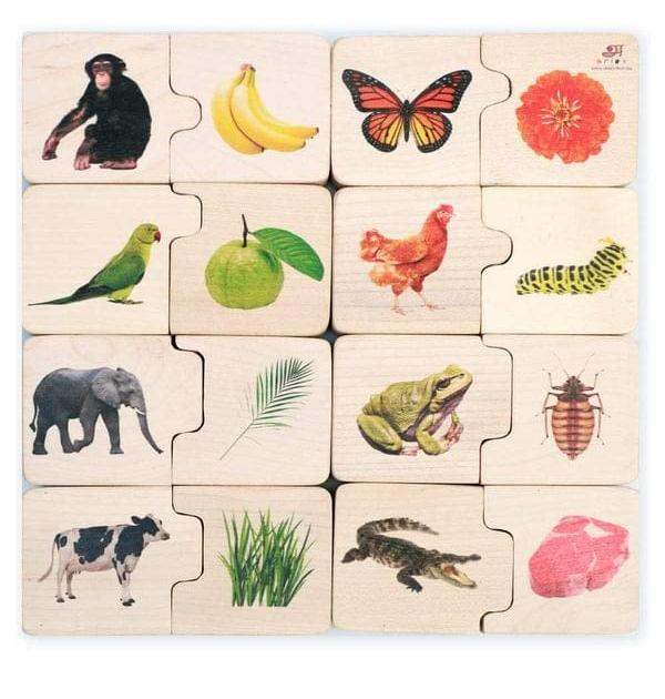 Ariro Toys Chunky Puzzle Feed The Animals