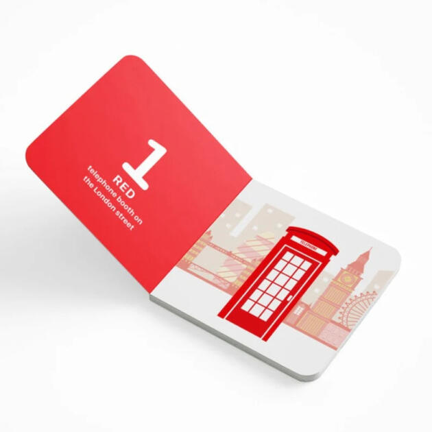 One Two Red Blue Book